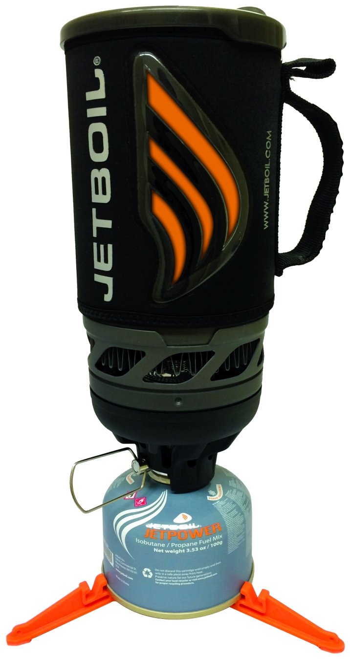 Jetboil Flash Cooking System with pot and stove assembled