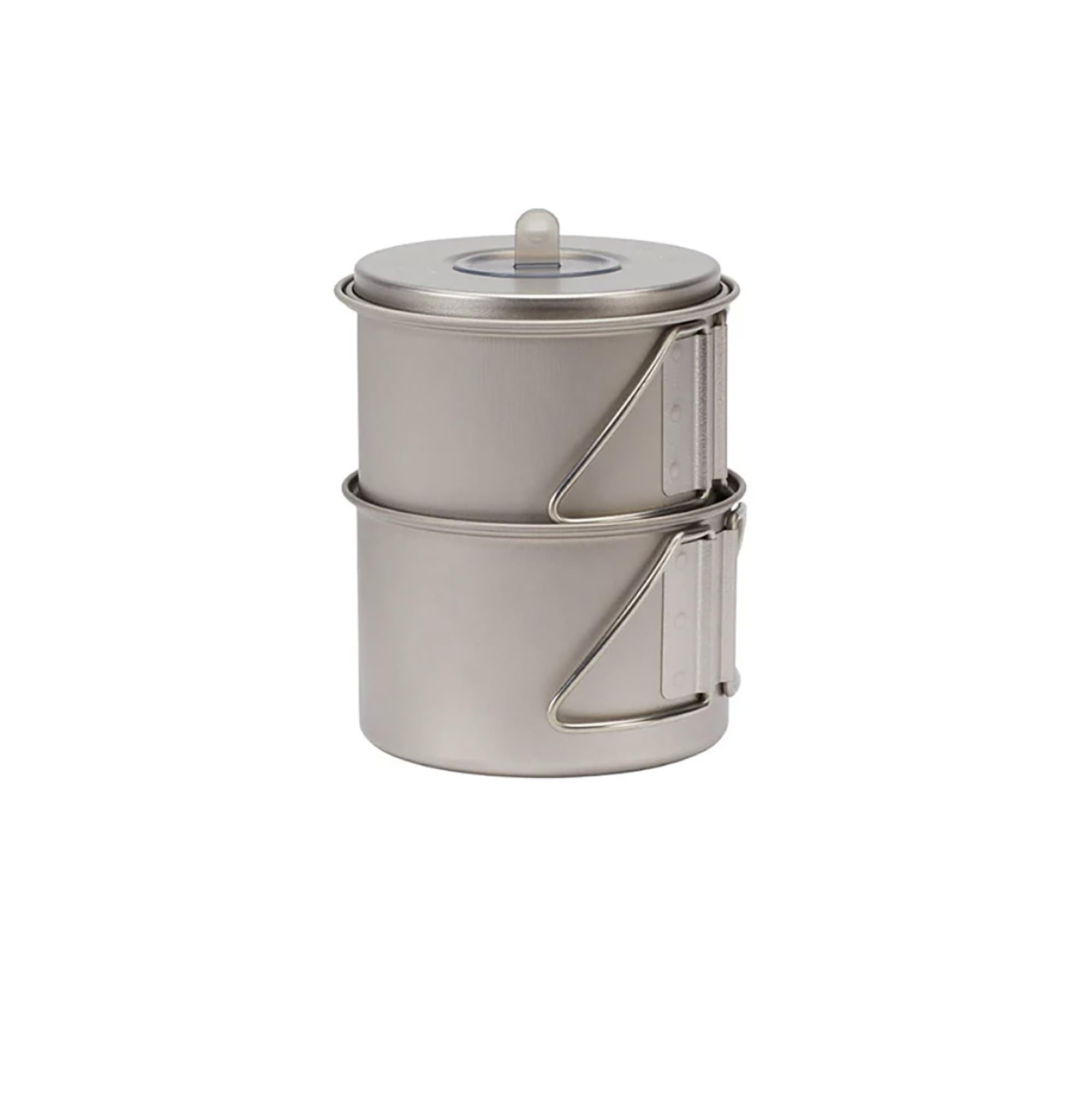 Snow Peak Titanium Mini Solo Cookset with pot and lid
